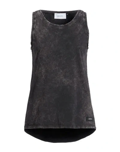 Shoe® Shoe Woman Tank Top Black Size L Cotton