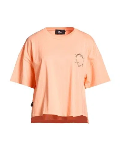 Shoe® Shoe Woman T-shirt Apricot Size Xl Cotton In Orange