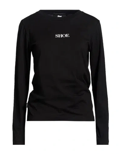 Shoe® Shoe Woman T-shirt Black Size L Cotton