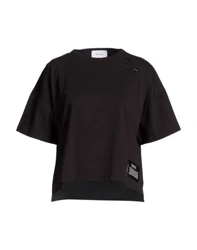 Shoe® Shoe Woman T-shirt Black Size M Cotton