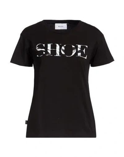 Shoe® Shoe Woman T-shirt Black Size Xl Cotton
