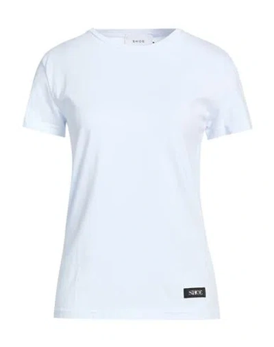 Shoe® Shoe Woman T-shirt Sky Blue Size Xl Cotton