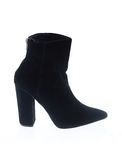 Pre-owned Shoedazzle Ankle Boots In Black