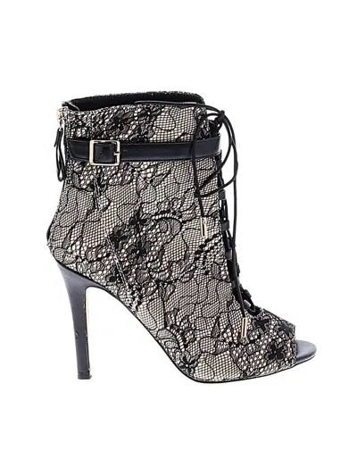 Pre-owned Shoedazzle Ankle Boots In Black