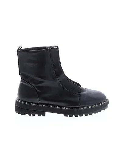 Pre-owned Shoedazzle Ankle Boots In Black