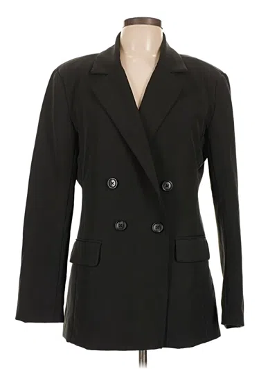 Pre-owned Shoedazzle Blazer Jacket In Black
