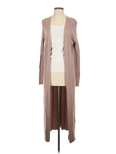 Pre-owned Shoedazzle Cardigan Sweater In Brown