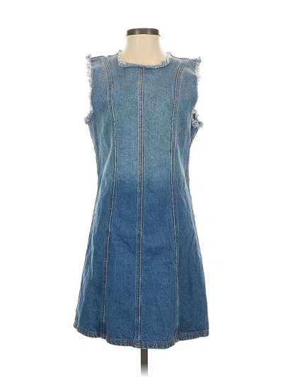 Pre-owned Shoedazzle Casual Dress In Blue