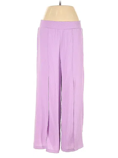 Pre-owned Shoedazzle Casual Pants In Purple