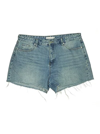 Pre-owned Shoedazzle Denim Shorts In Blue