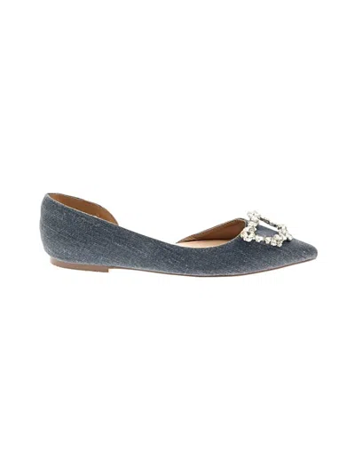 Pre-owned Shoedazzle Flats In Blue