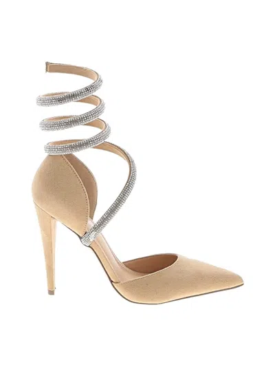 Pre-owned Shoedazzle Heels In Brown