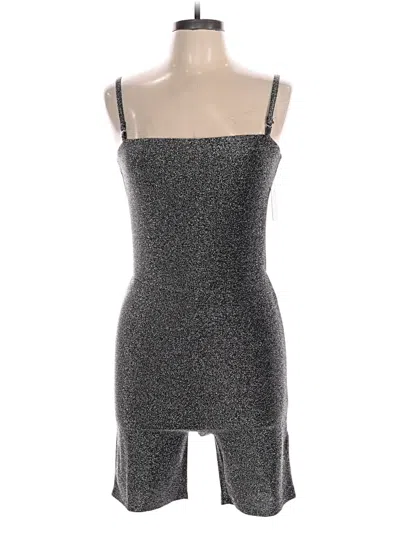 Shoedazzle Romper In Silver