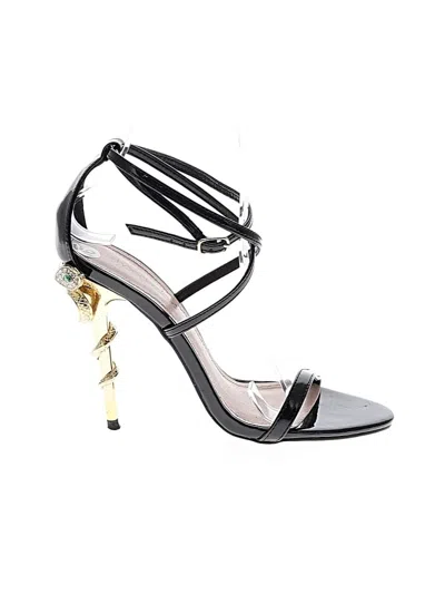Pre-owned Shoedazzle Sandals In Black