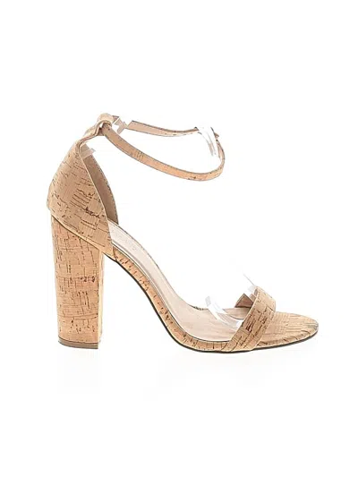 Pre-owned Shoedazzle Sandals In Brown