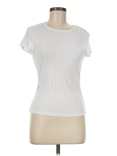 Shoedazzle Short Sleeve T-shirt In White