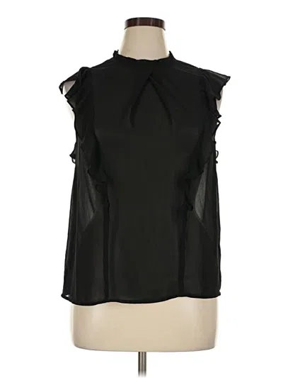 Pre-owned Shoedazzle Sleeveless T-shirt In Black
