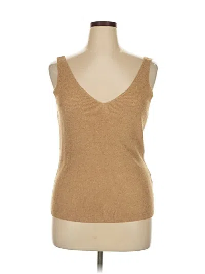 Pre-owned Shoedazzle Sweater Vest In Brown