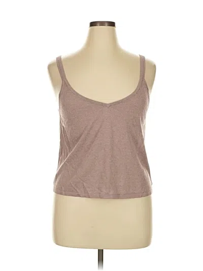 Pre-owned Shoedazzle Tank Top Brown Halter Neckline Tops