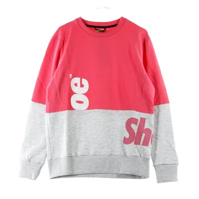 Shoeshine Men's Two-tone Crewneck Sweatshirt Cn In Red