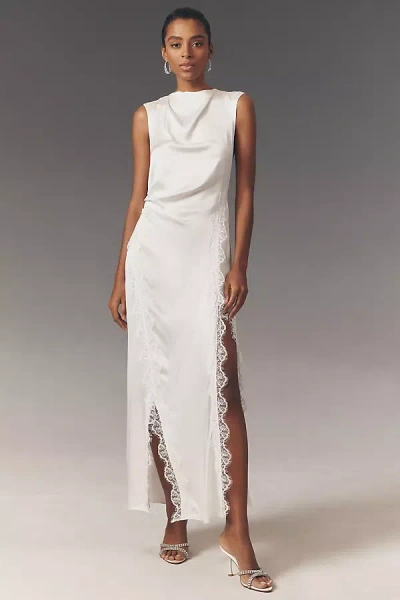 Shona Joy Allegra Column Maxi Dress In White