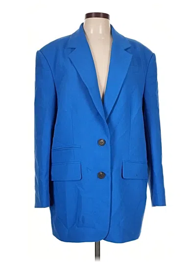 Pre-owned Shona Joy Blazer Jacket In Blue
