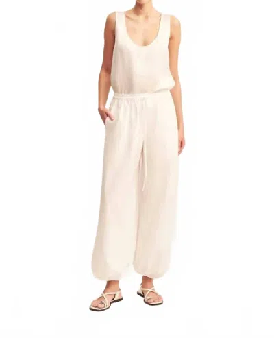 Shona Joy Campbell Harem Pants In Ivory In Neutral