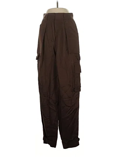Pre-owned Shona Joy Cargo Pants In Brown