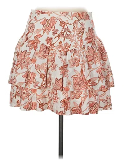 Pre-owned Shona Joy Casual Skirt In Orange