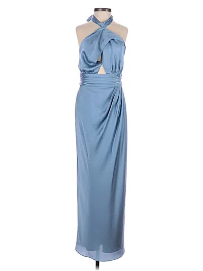 Pre-owned Shona Joy Cocktail Dress In Blue