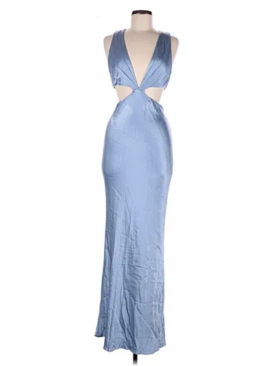 Pre-owned Shona Joy Cocktail Dress In Blue