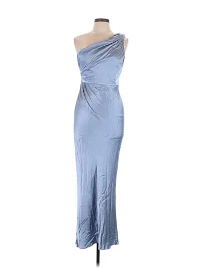 Pre-owned Shona Joy Cocktail Dress In Blue