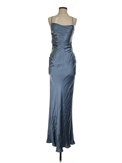 Pre-owned Shona Joy Cocktail Dress In Blue