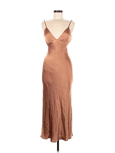 Shona Joy Cocktail Dress In Brown