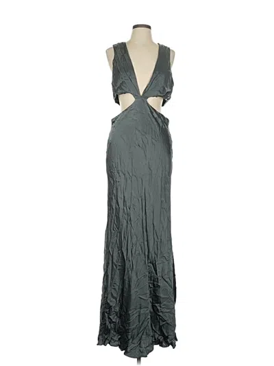 Pre-owned Shona Joy Cocktail Dress In Gray