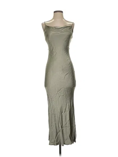 Pre-owned Shona Joy Cocktail Dress In Gray