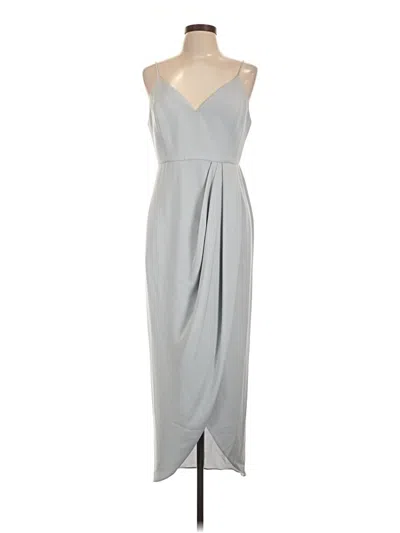 Pre-owned Shona Joy Cocktail Dress In Gray