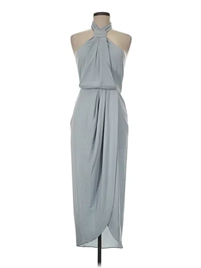 Pre-owned Shona Joy Cocktail Dress In Gray