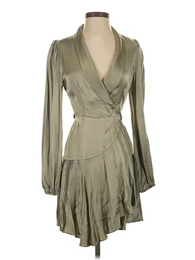 Pre-owned Shona Joy Cocktail Dress In Green