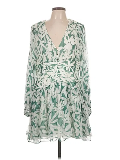 Pre-owned Shona Joy Cocktail Dress In Green