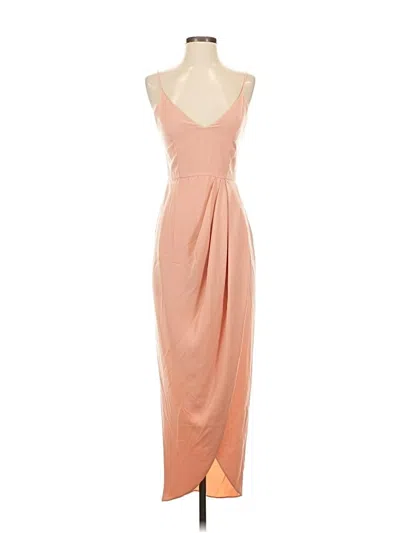 Pre-owned Shona Joy Cocktail Dress In Orange