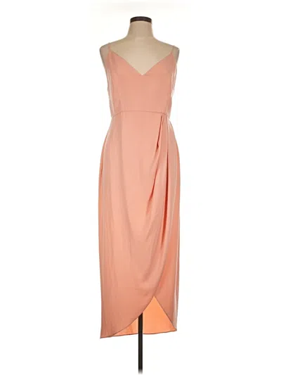 Pre-owned Shona Joy Cocktail Dress In Orange