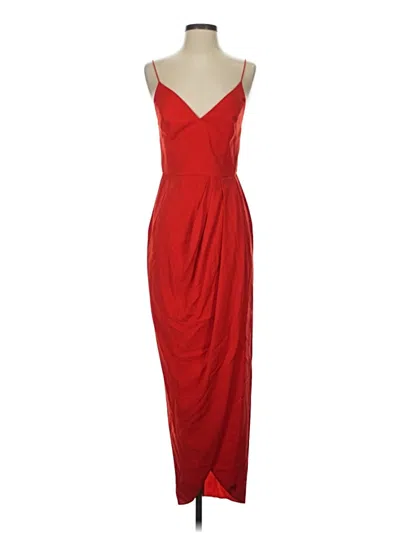 Pre-owned Shona Joy Cocktail Dress In Red