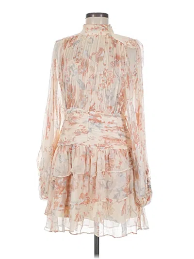 Pre-owned Shona Joy Cocktail Dress In White