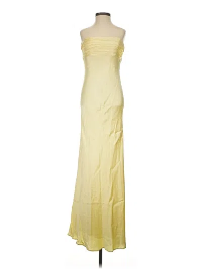 Pre-owned Shona Joy Cocktail Dress In Yellow