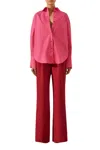 Shona Joy Estela Oversized Shirt In Azalea Pink In Multi