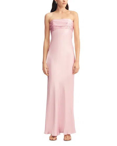 Shona Joy La Lune Strapless Maxi Dress In Pink