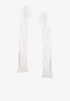 Shona Joy Lambent Lace Gloves In White