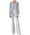 Shona Joy Lani Tailored Flared Pants In Blue