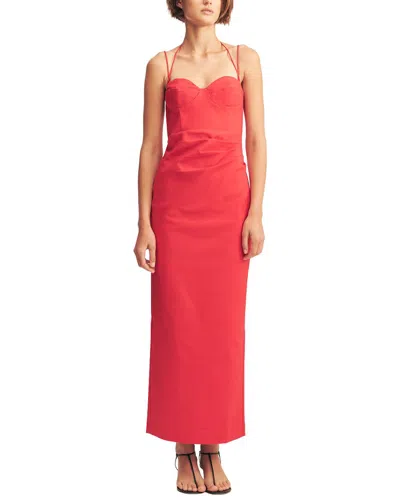 Shona Joy Lani Bustier Maxi Dress In Red